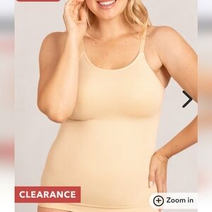 Empetua® Shaper Scoop NECK CAMI 62001 BEIGE SZ LARGE NWT